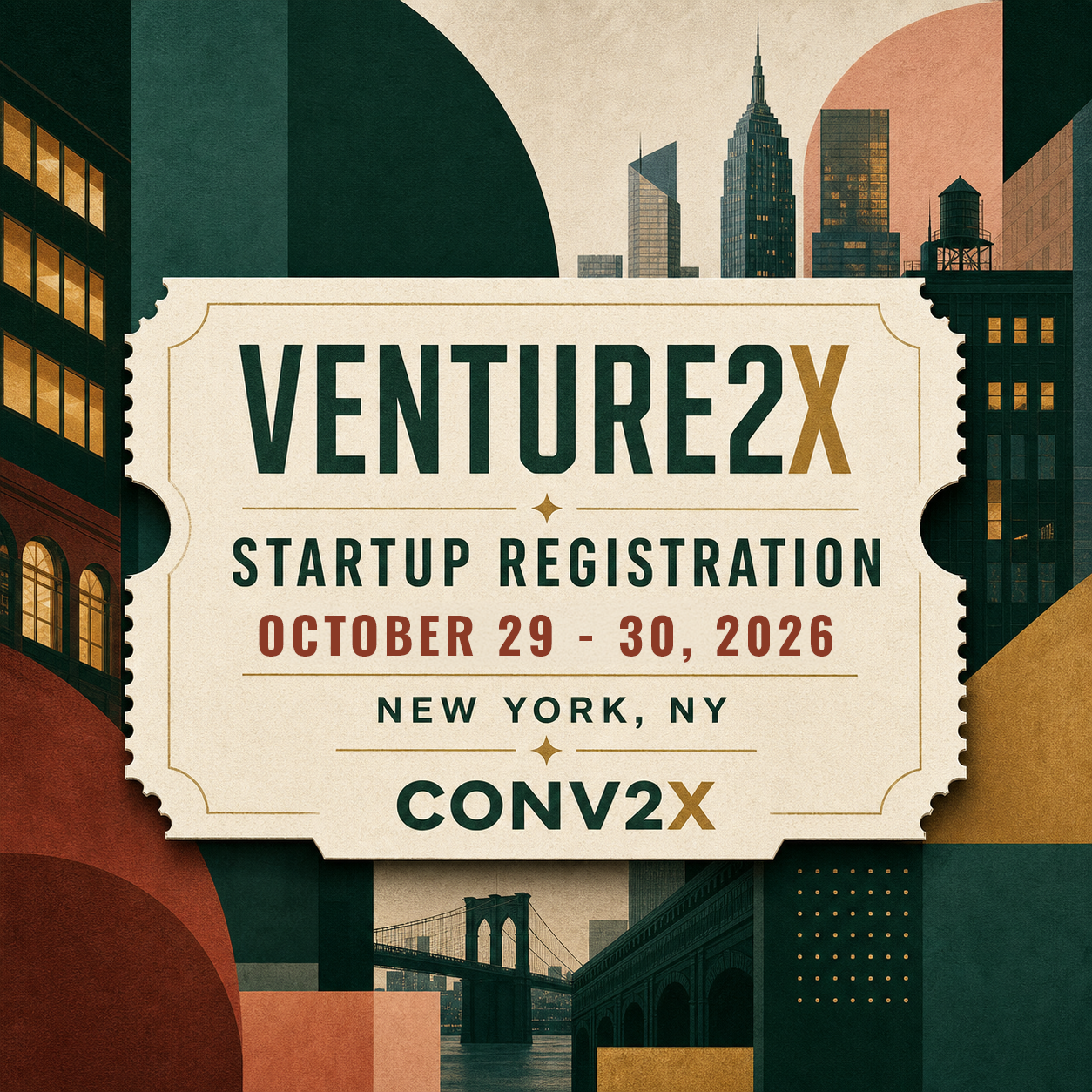 Startup Venture2X Registration Only